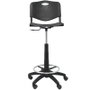 PIQUERAS Y CRESPO Taburete Robledo PVC Negro